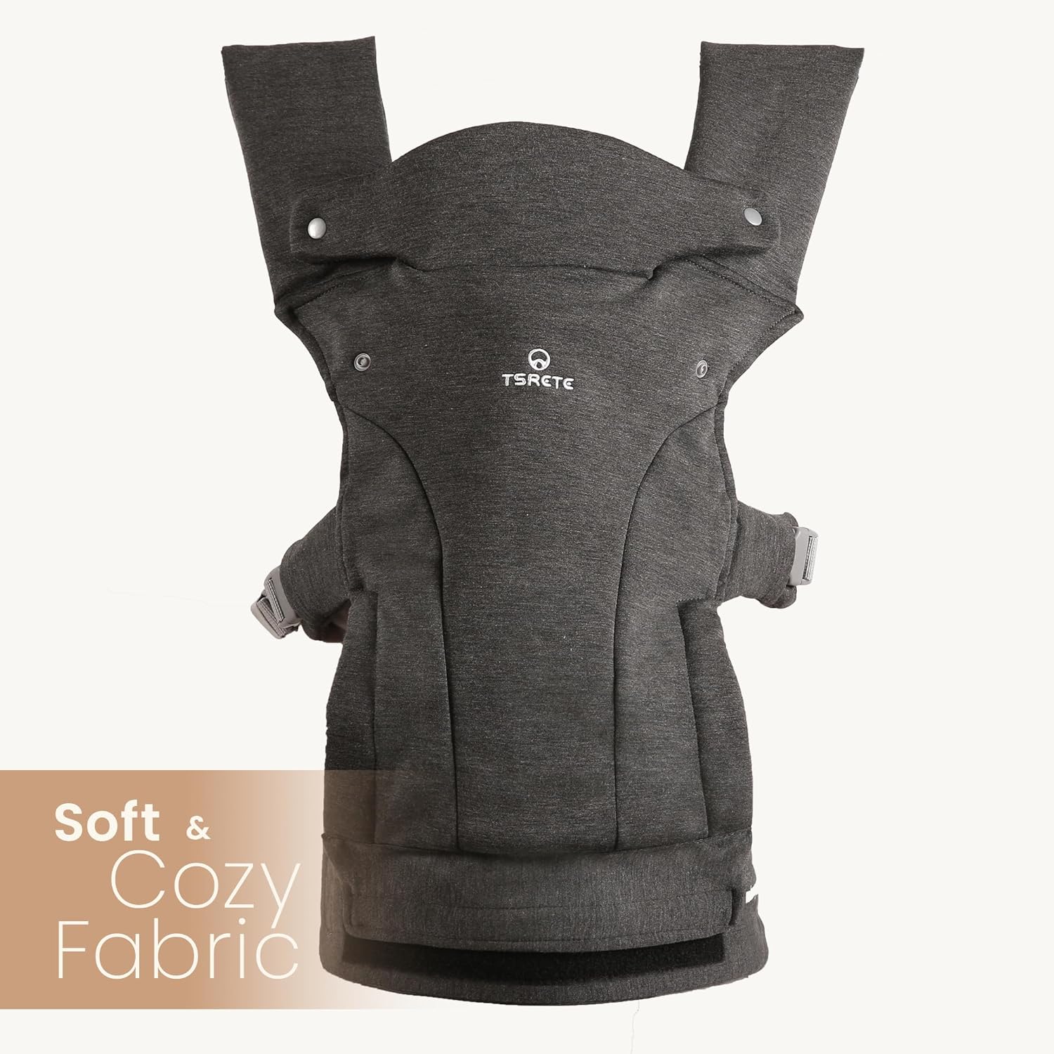 TSRETE Baby Portabebés o cargador ergonómico y acogedor para bebés con soporte lumbar para 7 a 25 libras