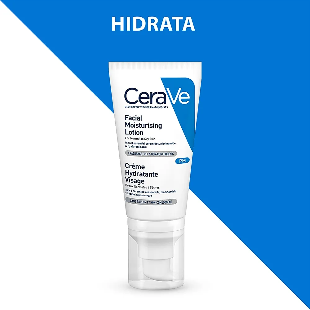 Loción Facial Hidratante PM CeraVe - 52 ml