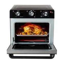 Horno con Freidora de Aire Oster, Capacidad de 22 Litros, Recubrimiento Antiadherente, Negro, TSSTTVMAF1NS