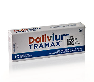 DALIVIUM TRAMAX x 10 TABLETAS RECUBIERTAS