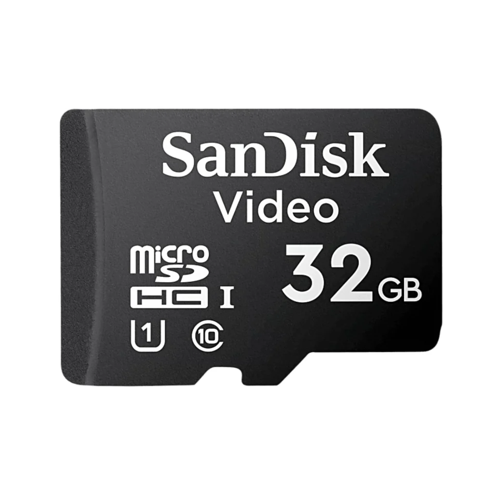 SanDisk Tarjeta de Memoria 32 GB MicroSD con Adaptador, SDSDQAS4-032G-BP