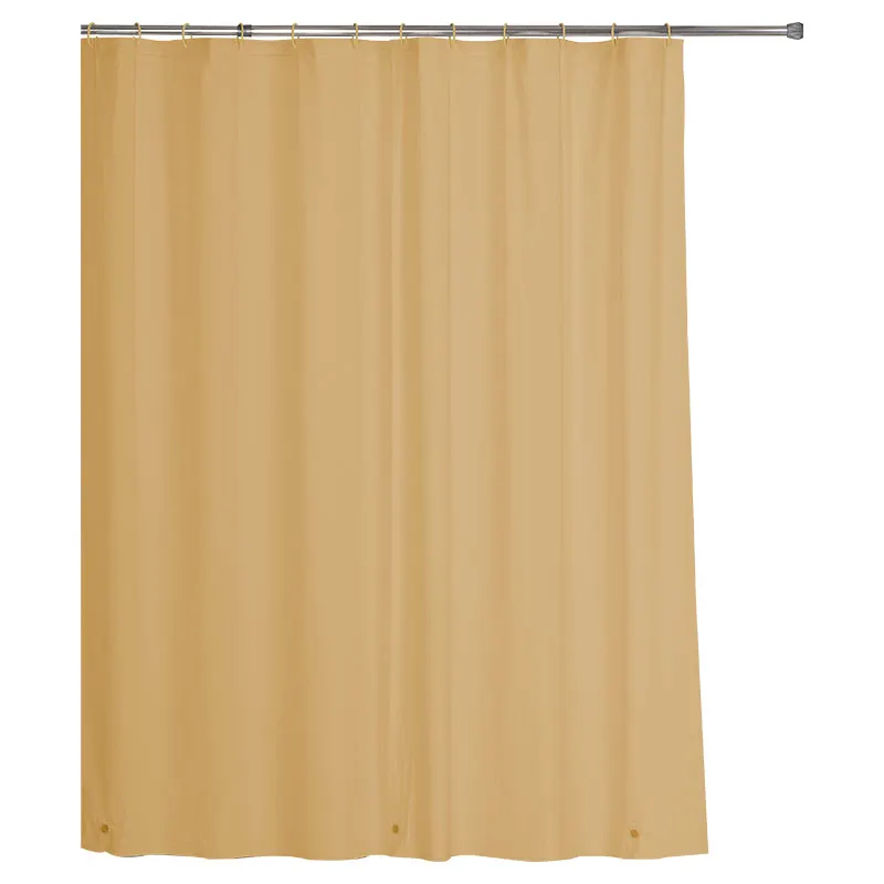 Set cortina de baño peva taupe 178 x 183 cm incluye 12 ganchos
