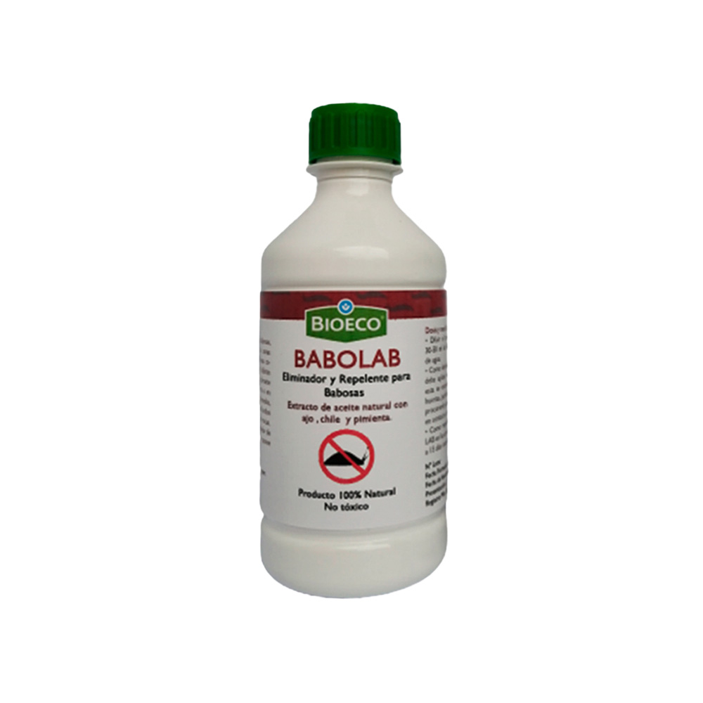 Pesticida babolab organico mata babosas 500 mililitros