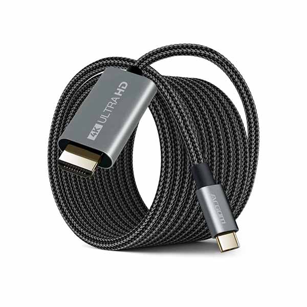 Argom Cable USB-C a HDMI negro