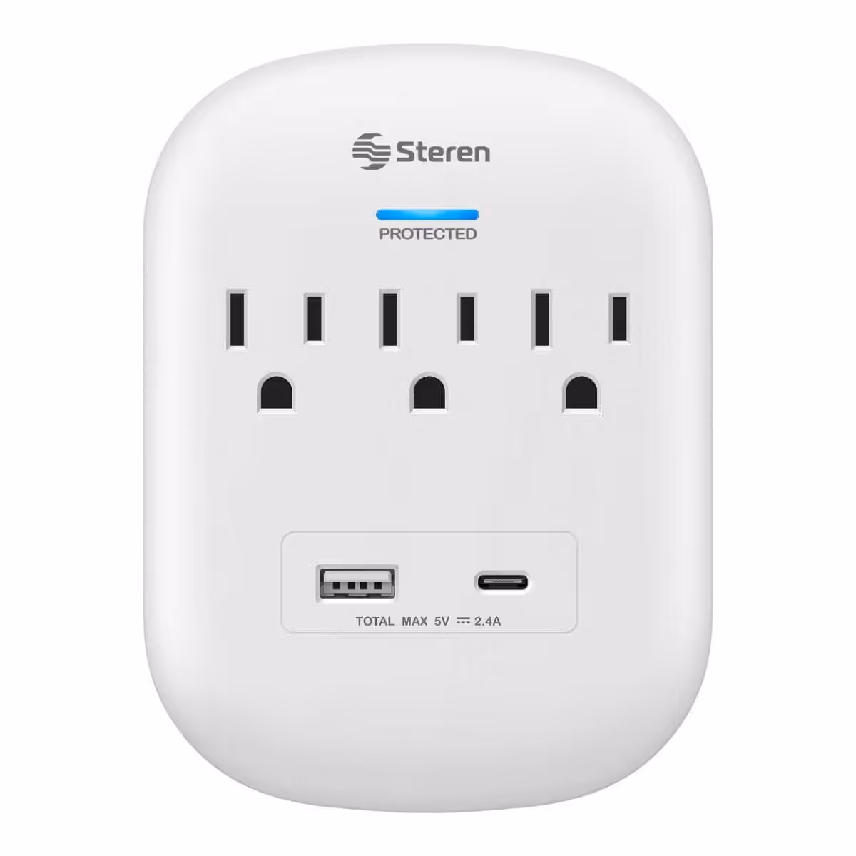 CARGADOR DE PARED STEREN – USB-C – USB
