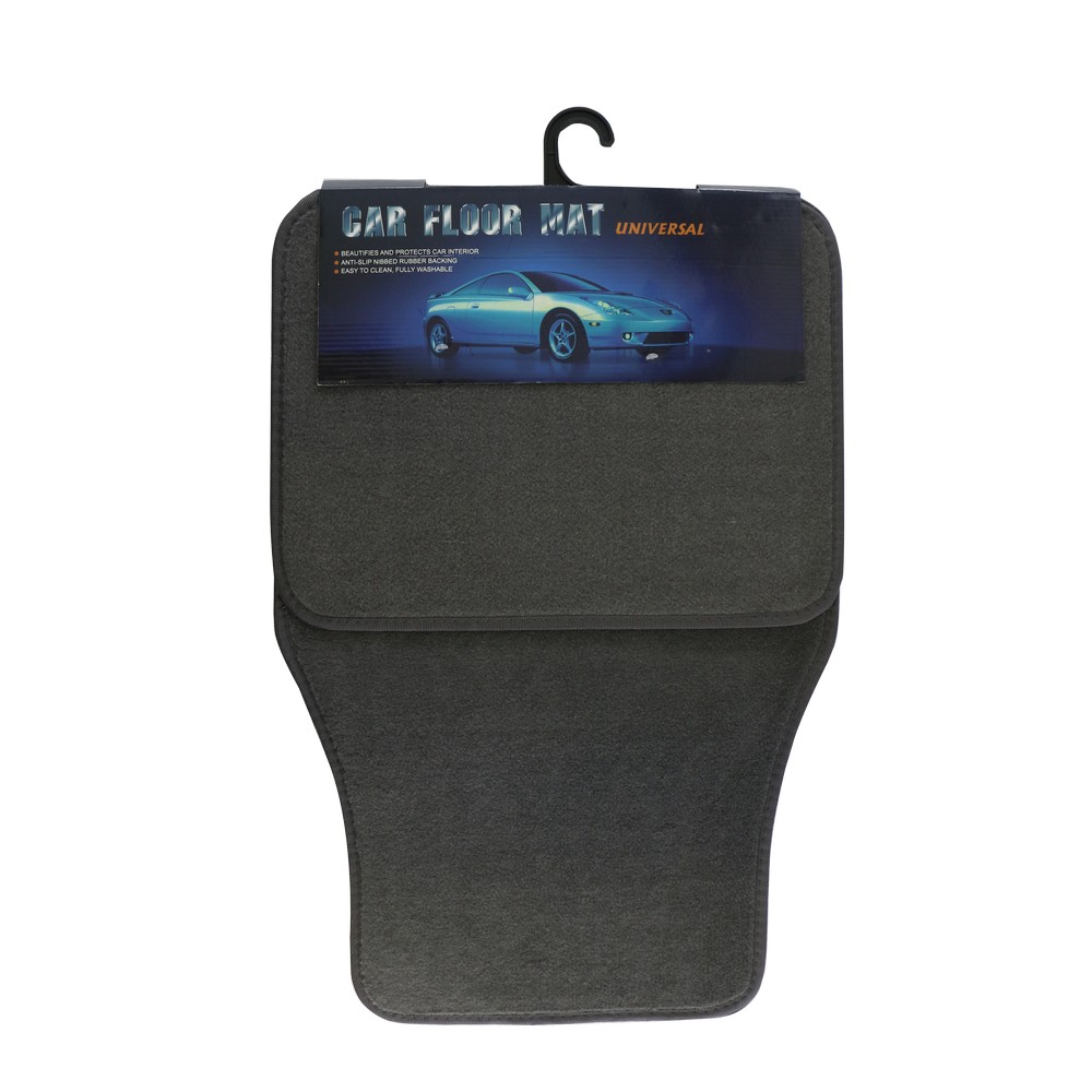 Alfombra de felpa para carro universal 4 unidades