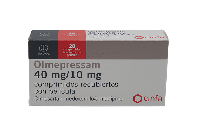 OLMEPRESSAM TABLETAS 40 MG / 10 MG X 28 UNIDAD(ES)