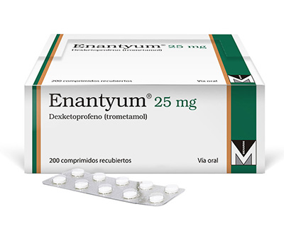 ENANTYUM 25 MG TABLETAS VIA ORAL