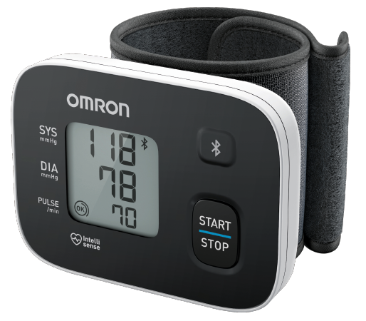 OMRON MONITOR DE PRESION ARTERIAL AUTOMATICO DE MUÑECA [HEM-6161T-E]