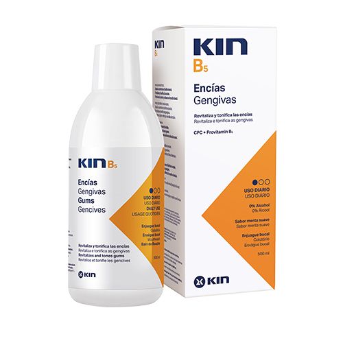 ENJUAGUE BUCAL ENCIAS GENGIVAS KIN B5 500 ML