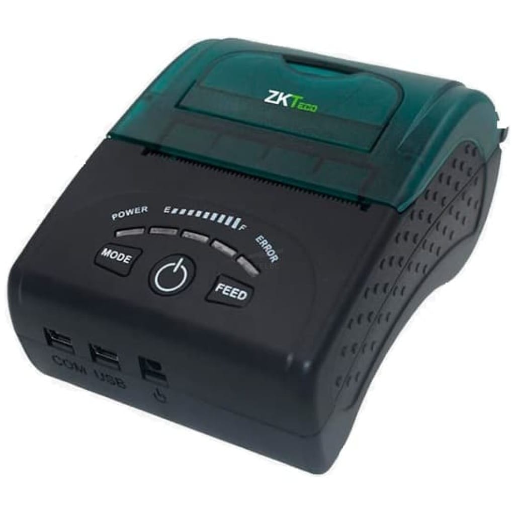 IMPRESORA TÉRMICA ZKTECO PARA RECIBOS 58MM – PORTATIL – BLUETOOTH