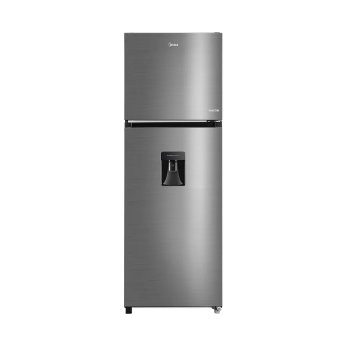 REFRIGERADORA TOP MOUNT 13CF DISPENSADOR ACERO INOXIDABLE MIDEA