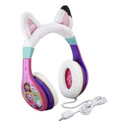 Gabbys Dollhouse Kids Headphones with 3.5mm Jack, Wired Headpho