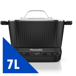 Olla Multifunción PowerXL Stirmax 7 Litros, Color Negro