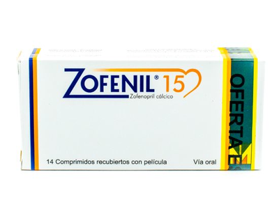 Zofenil 15 mg 14 comprimidos