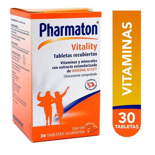 PHARMATON VITALITY X 30 CAPS