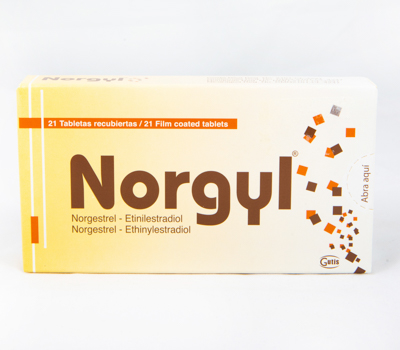 NORGYL TABLETAS VIA ORAL