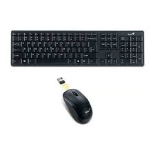 TECLADO Y MOUSE GENIUS SLIMSTAR 8230 INALÁMBRICO (BLUETOOTH 5.3/ 2.4 GHZ) ESPAÑOL 31340015407 NEGRO