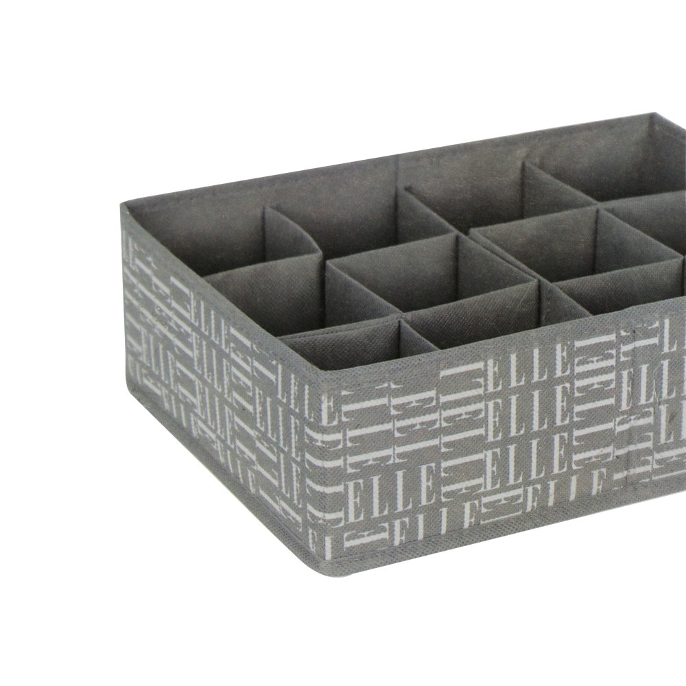 Caja organizadora de tela 12 compatimentos