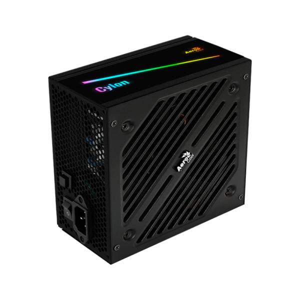 Fuente de Poder Aerocool Cylon 600W Full Range 80 Plus Bronze No Modular ATX – Negro