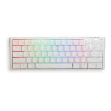 TECLADO GAMING RGB DUCKY ONE 3 MINI MECÁNICO USB-C ESPAÑOL SWITCH PLATEADO DKON2161ST-PESPDPWWWSC1 BLANCO