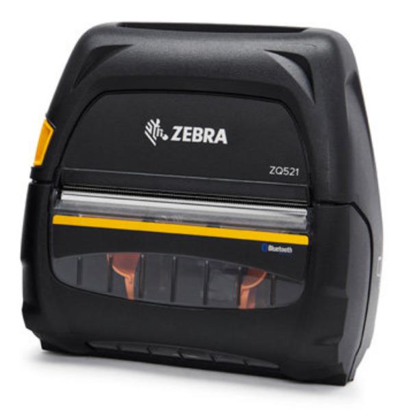 Impresora movil punto de venta Zebra ZQ521 térmica directa Bluetooth 4.1 4.45 pulg. de ancho ZQ52-BUE000L-00