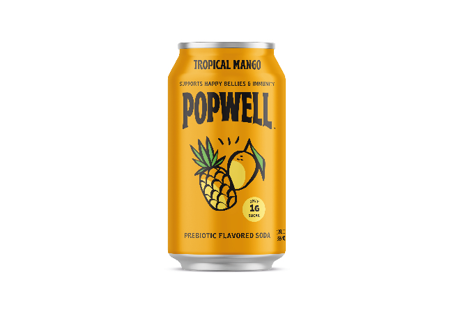 Popwell Mango Tropical Bebida Funcional con probióticos 355ml