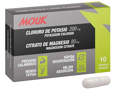 MOUK Energy essentials sales Magnesio, Potasio 10 cápsulas