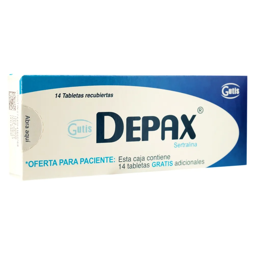 Depax 50 mg caja 30 comprimidos