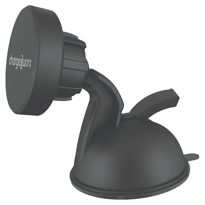 Base para celular magnetica negra Charge worx