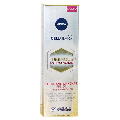 CREMA FACIAL NIVEA LUMINOUS ANT-MANC FPS50 40ML