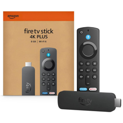 Amazon Fire TV Stick 4K Plus, Wi-Fi 6, 8 GB, Bluetooth 5.2, Col