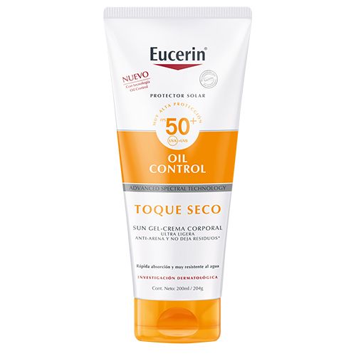 GEL CORP.EUCERIN TOQUE SECO SPF50 200 ML