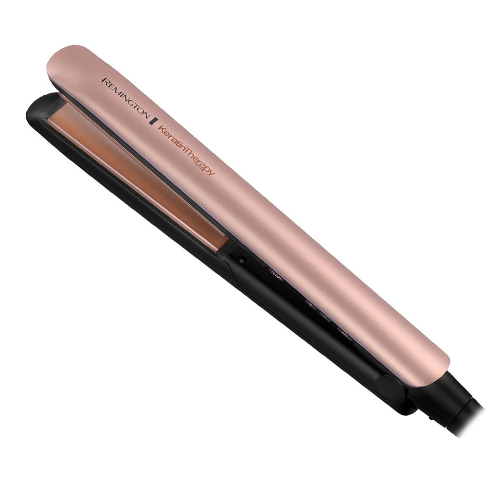Plancha Alisadora Remington Keratina y Aceite de Argán S8599
