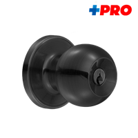Cerradura Pomo con Llave Negro + Pro