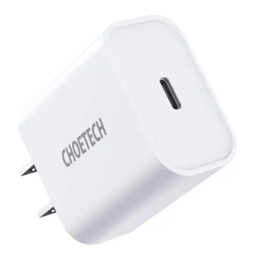 Adaptador de Corriente ChoeTech USB-C 20W Q5004-WH