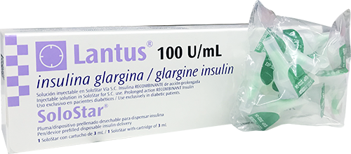 LANTUS SOLOSTAR INSULINA GLARGINA AMPOLLA 100 / UL 10 ML