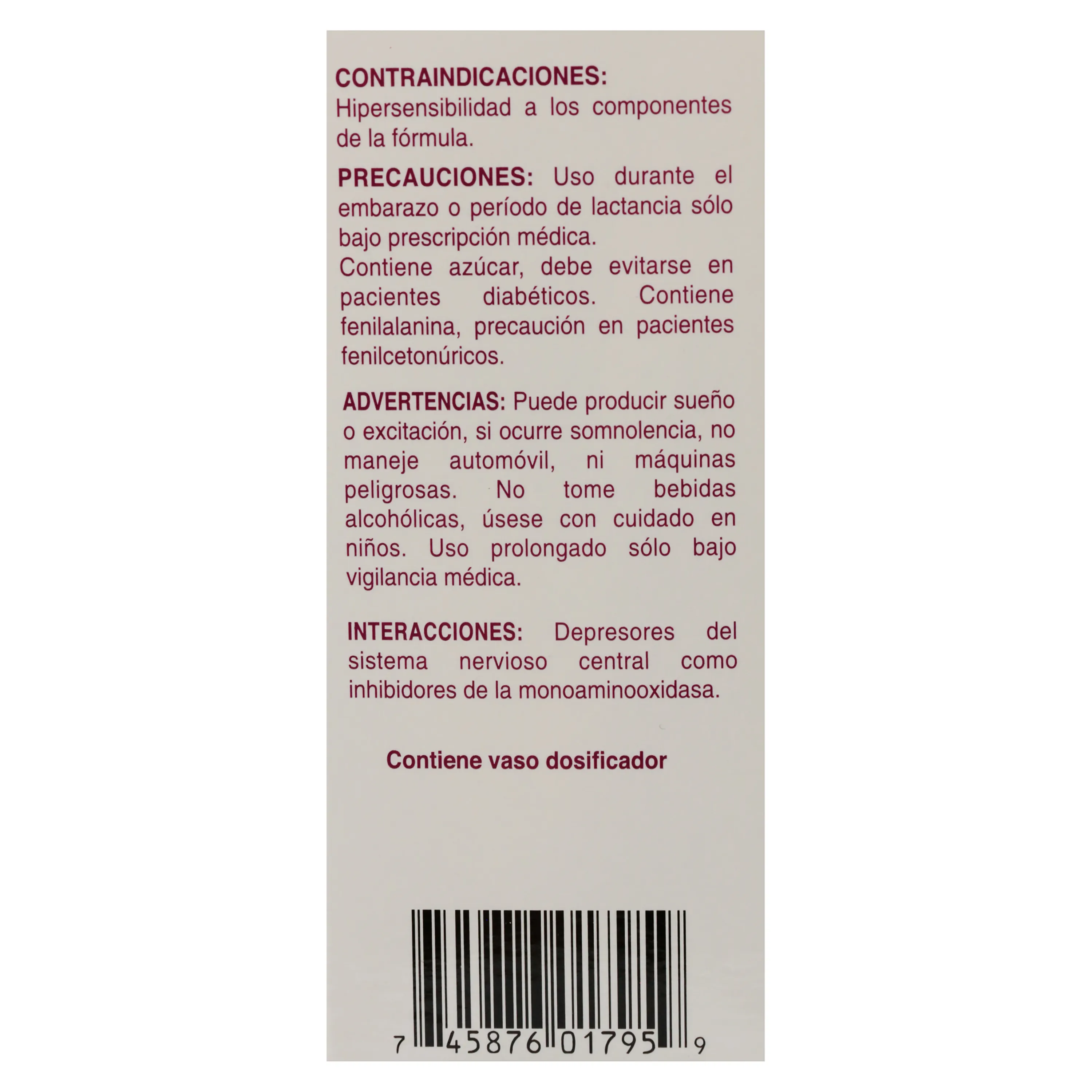 Jarabe Sedex 120 ml