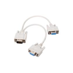 Conector Múltiple VGA Macho a Hembra Para Monitor, Xtech