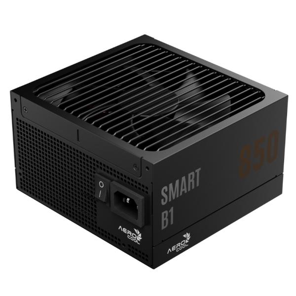 Fuente de Poder Aerocool Smart B1 850W 80 Plus Bronze No Modular ATX – Negro