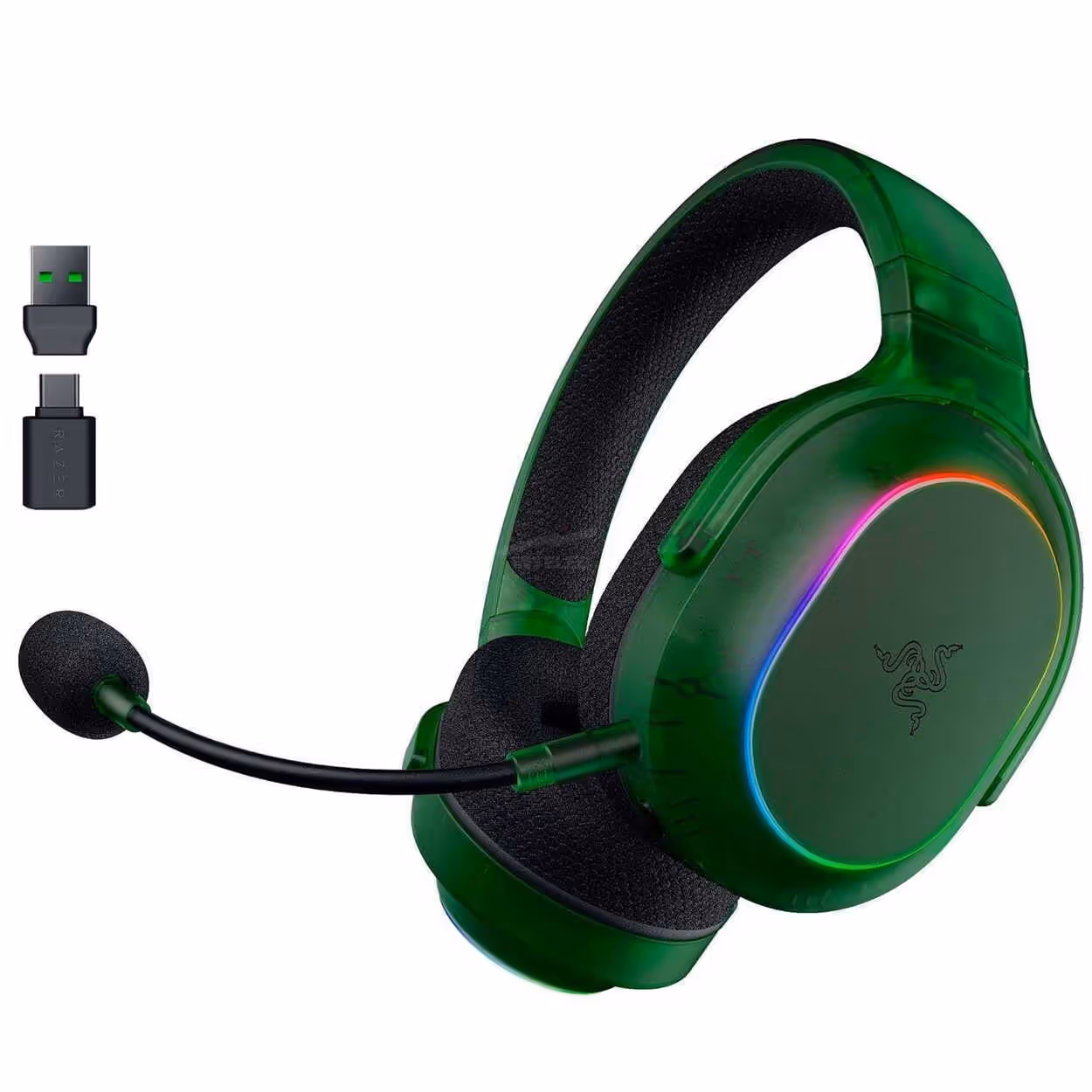 HEADSET RAZER BARRACUDA X CHROMA – PHANTOM GREEN