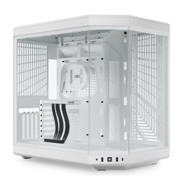CASE GAMING HYTE Y70 MID TOWER SIN VENTILACIÓN CON VIDRIO FRONTAL Y LATERAL CS-HYTE-Y70-WW BLANCO