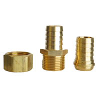 Espiga Bronce Manguera Hembra - Macho Npt 3/4"