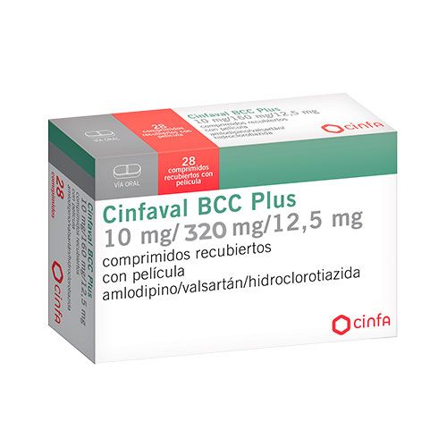 CINFAVAL BCC PLUS 10MG/320MG/25MG X28COMP