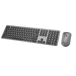 Kit Teclado y Mouse Klip Xtreme KBK-850, Bluetooth, Español, Re