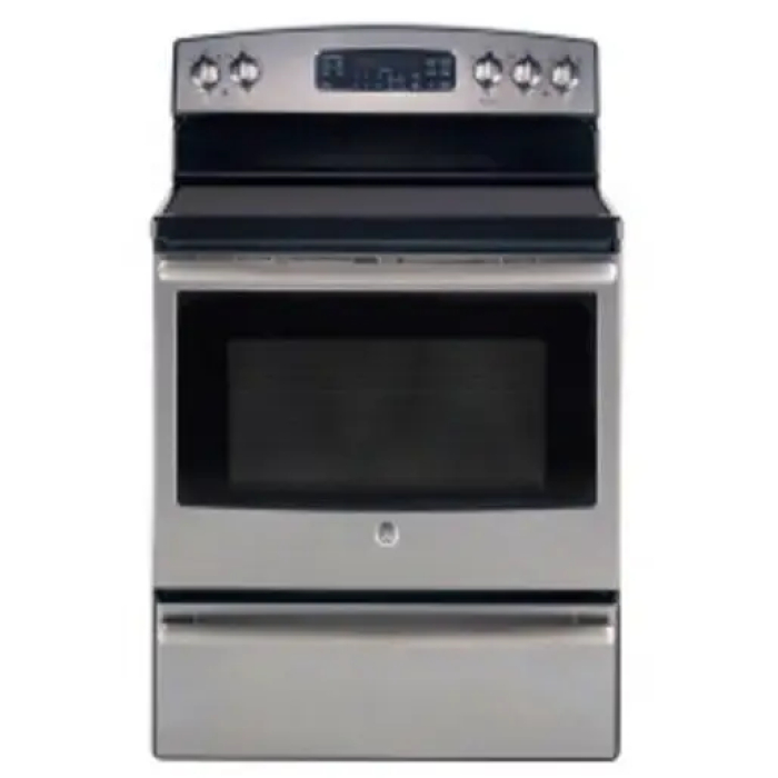 COCINA ELECTRICA VITROCERAMICA 4 QUEMADORES EXPANDIBLE INOXIDABLE GE