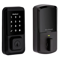 Cerradura Electronica Tactil - Wifi Negro Mate Kwikset