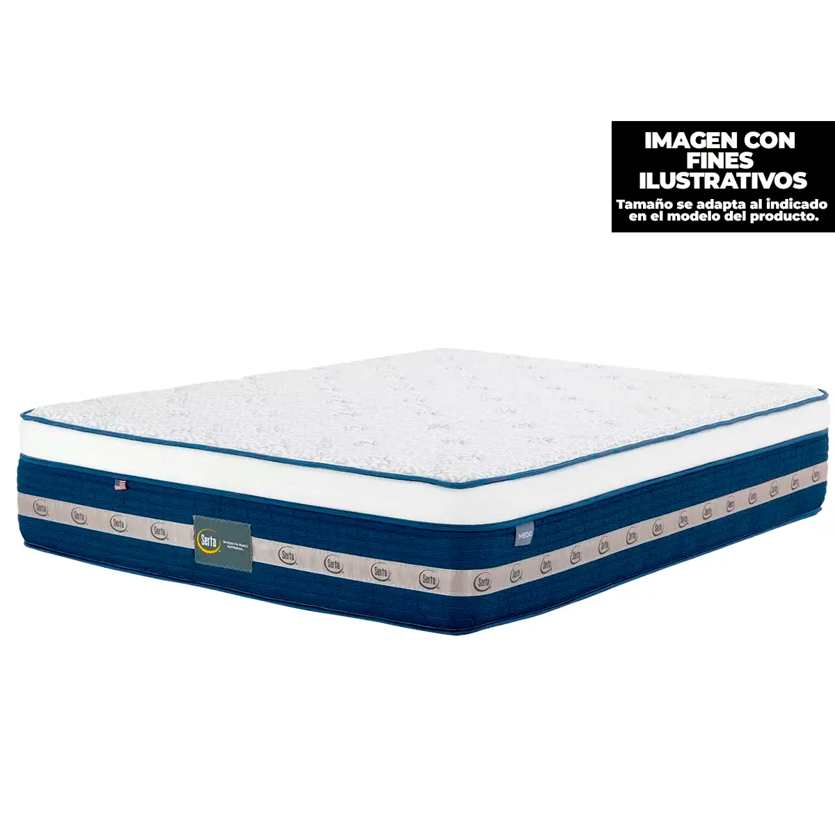 Colchón Serta Perfect Balance Medio-Sin Base
