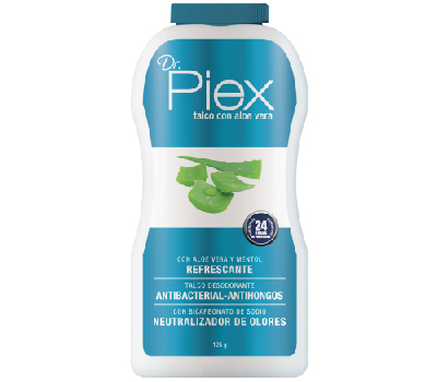DR PIEX TALCO ANTIBACTERIAL CON ALOE VERA x 125 g