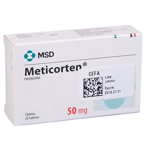METICORTEN TABLETAS 50 MG